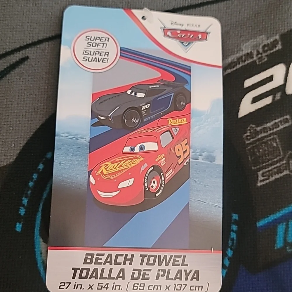 Disney Pixar Cars Super Soft Absorbent Fade Resistant Beach Towel 27